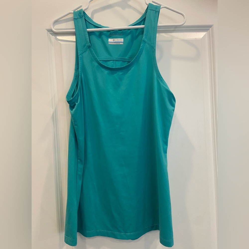 Columbia Teal workout tank medium